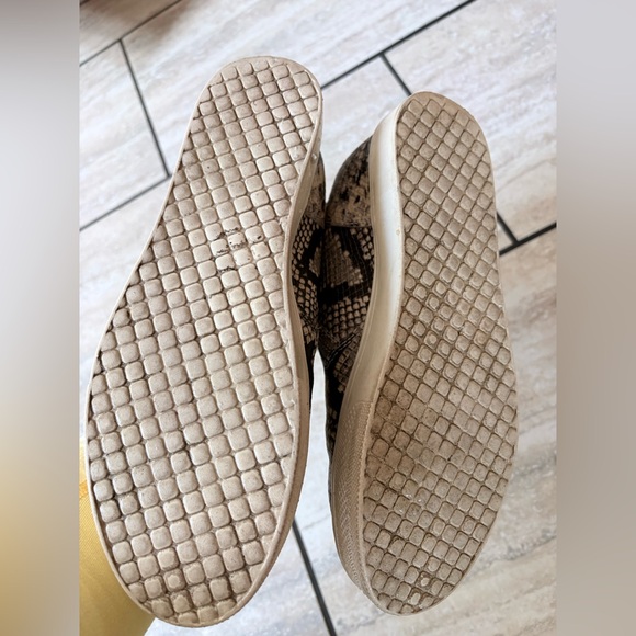 Steven Madden Snake Print Ankle Wedgie Sneakers - Picture 11 of 13